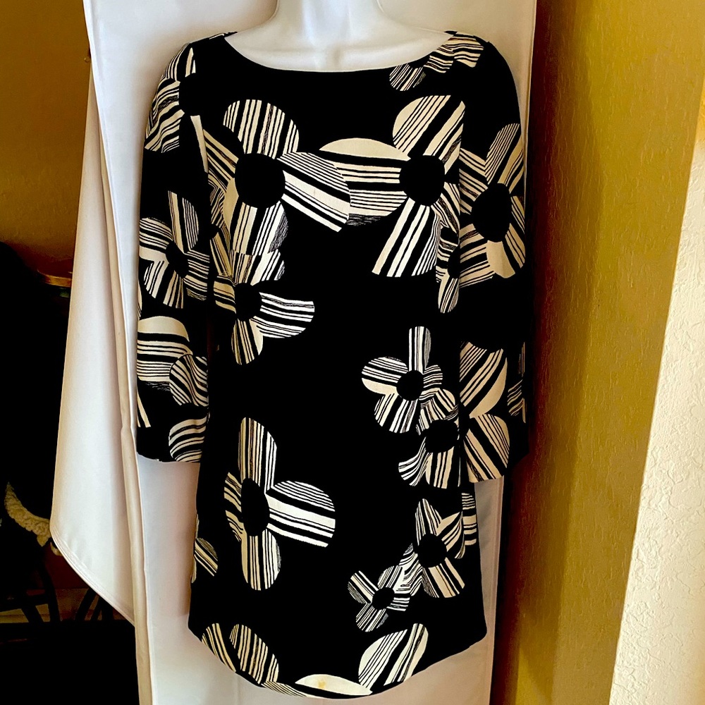 Juicy Couture floral print long sleeve mini dress